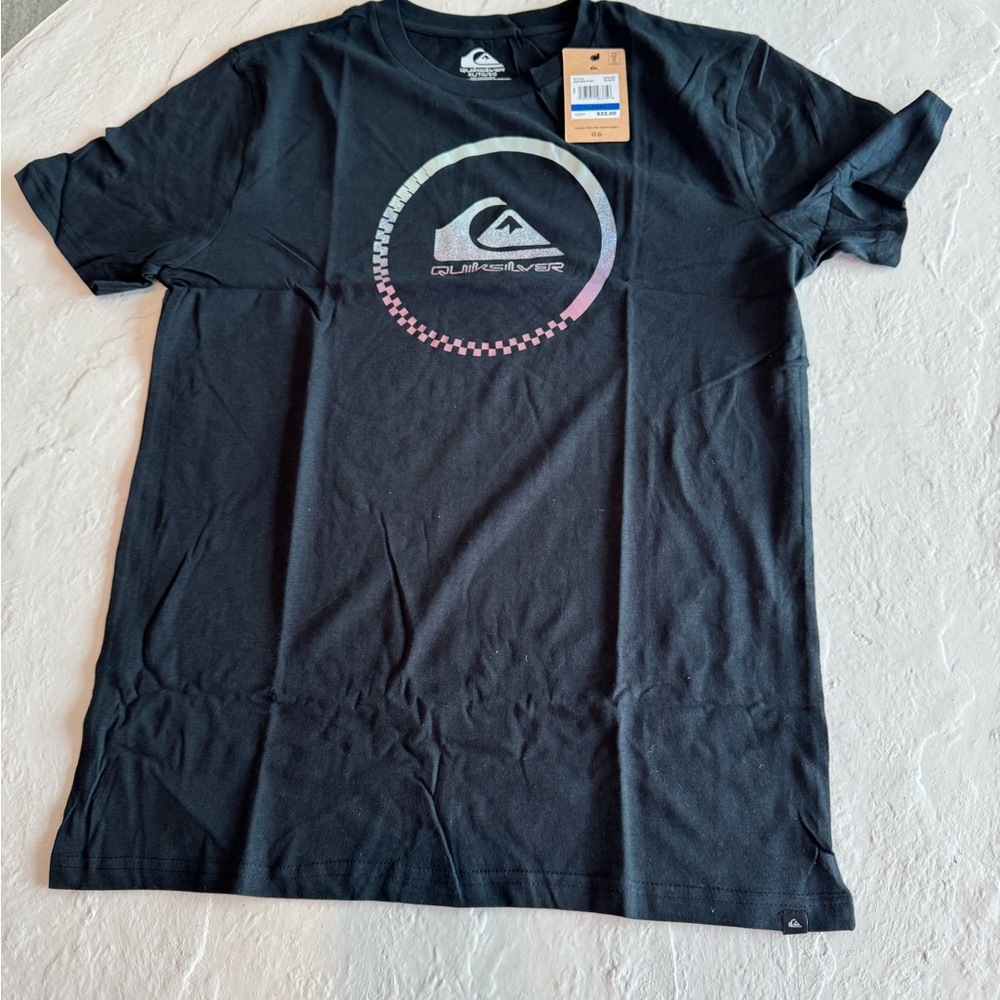 New Quiksilver Black Kids T-Shirt